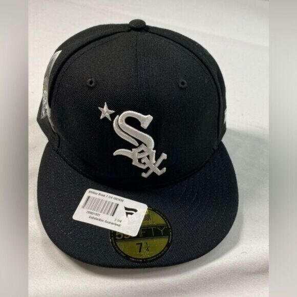 NWT New Era Black Chicago White Sox 2023 Allstar Game Baseball Cap Fitted 7 1/4 - Picture 1 of 8